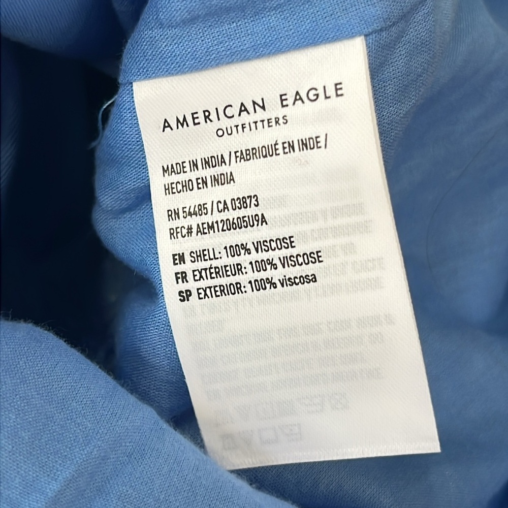 American Eagle Floral Mini Dress NWT Size Large Cottagecore Boho - Picture 10 of 10